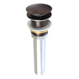 Trimscape GCL112ORB Brass Pop Up Drain for Cast Iron Utility Sink, Oil Rubbed Bronze