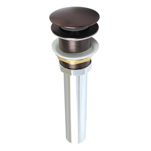 Trimscape GCL112ORB Brass Pop Up Drain for Cast Iron Utility Sink, Oil Rubbed Bronze