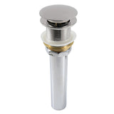 Trimscape GCL112PN Brass Pop Up Drain for Cast Iron Utility Sink, Polished Nickel