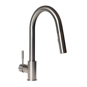 ZLINE Gemini Pull Down Single Handle Kitchen Faucet in Brushed Nickel (GEM-KF-BN)