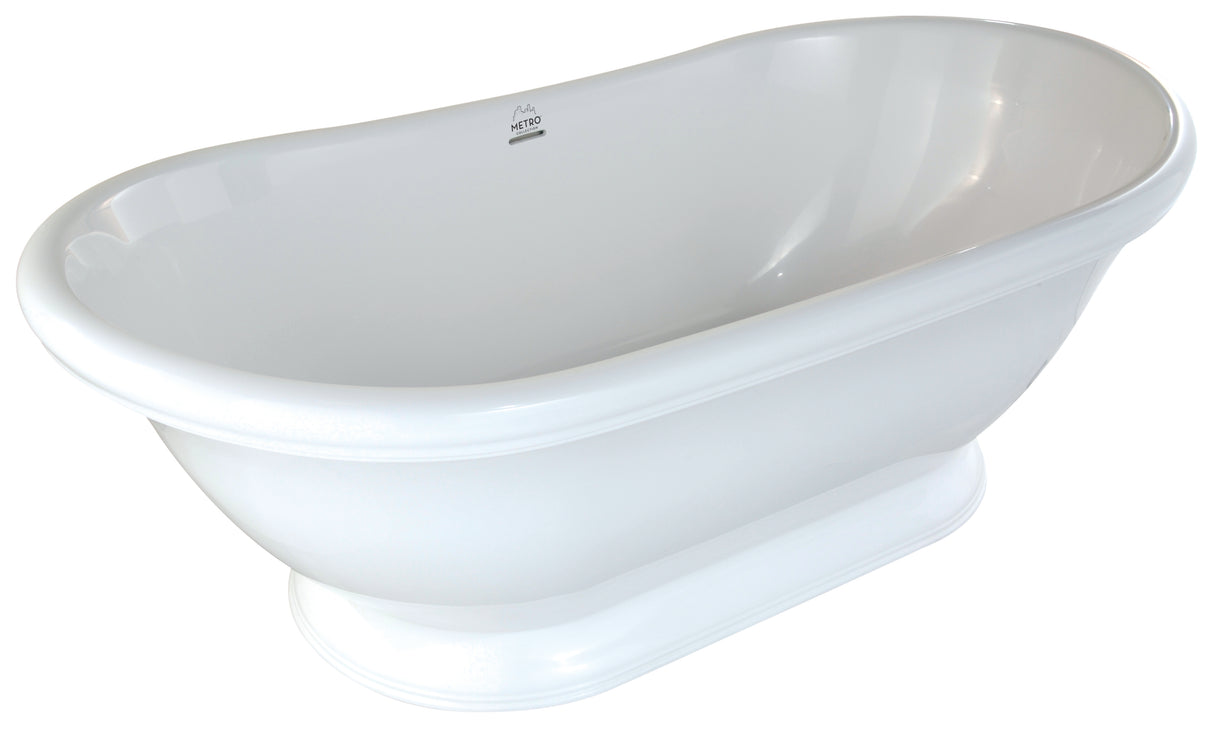 Hydro Systems GEO7035HTO-WHI GEORGETOWN 7035 METRO TUB ONLY-WHITE