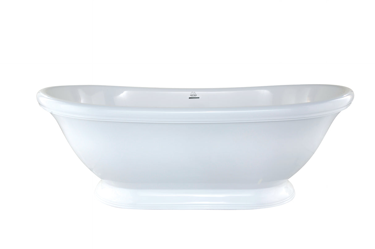 Hydro Systems GEO7035HTO-WHI GEORGETOWN 7035 METRO TUB ONLY-WHITE