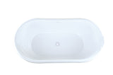 Hydro Systems GEO7035HTO-ALM GEORGETOWN 7035 METRO TUB ONLY-ALMOND