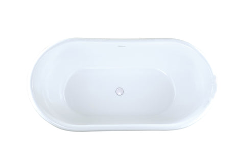 Hydro Systems GEO7035HTO-BIS GEORGETOWN 7035 METRO TUB ONLY-BISCUIT
