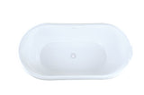Hydro Systems GEO7035HTO-WHI GEORGETOWN 7035 METRO TUB ONLY-WHITE