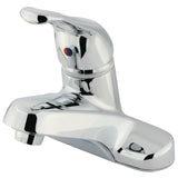 Wyndham GKB511LP Single-Handle 2-Hole Deck Mount 4" Centerset Bathroom Faucet, Polished Chrome
