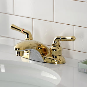 Magellan GKB622LP Two-Handle 2-Hole Deck Mount 4" Centerset Bathroom Faucet, Polished Brass