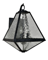 Brian Patrick Flynn for Crystorama Glacier 3 Light Black Charcoal Outdoor Sconce GLA-9702-WT-BC
