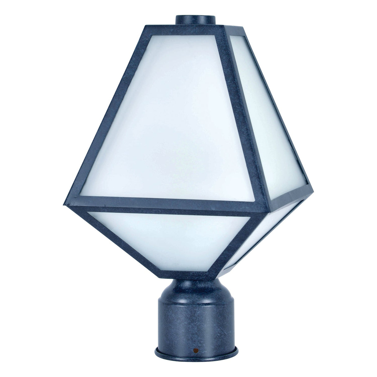 Brian Patrick Flynn for Crystorama Glacier 1 Light Black Charcoal Outdoor Post GLA-9707-OP-BC