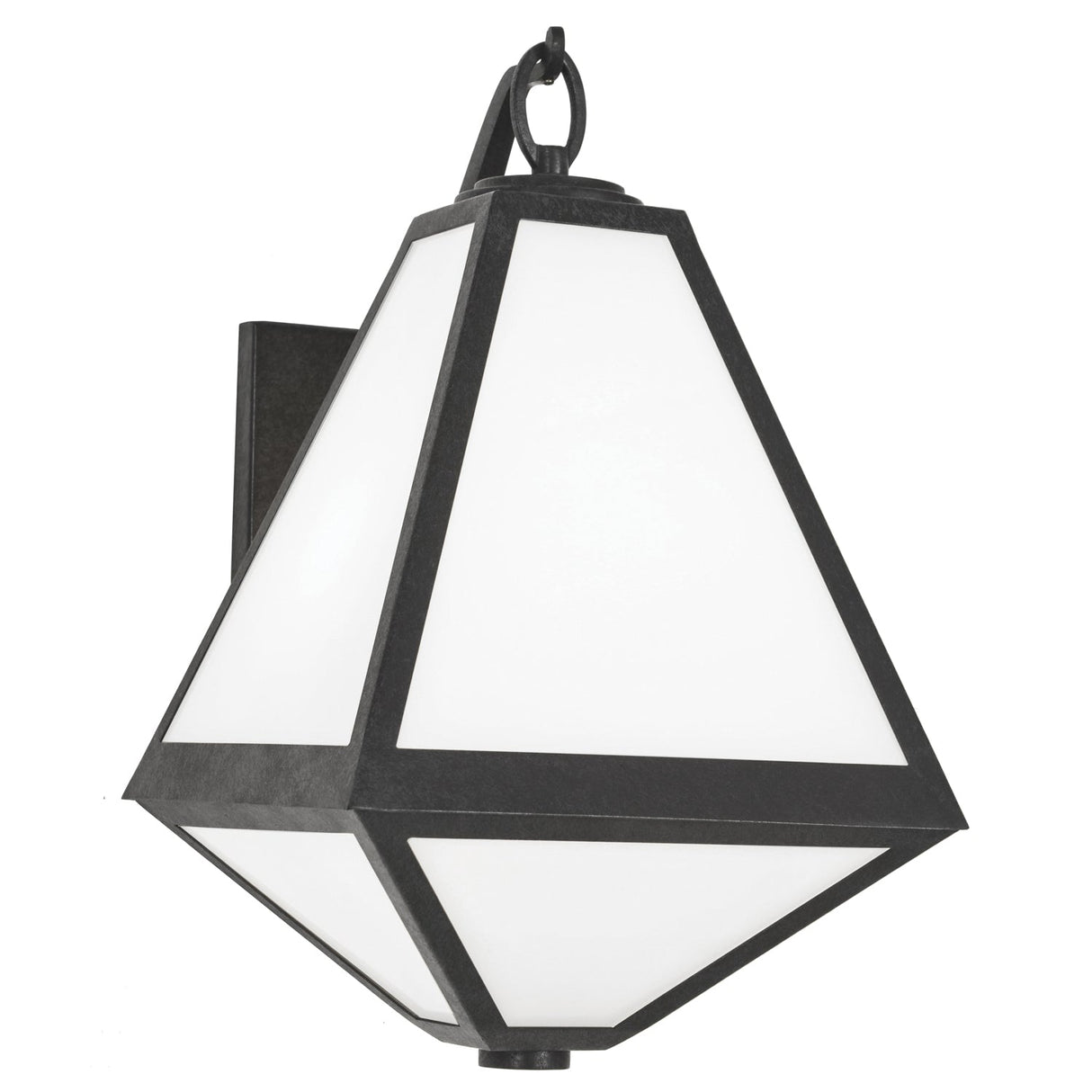 Brian Patrick Flynn for Crystorama Glacier 2 Light Black Charcoal Outdoor Sconce GLA-9722-OP-BC