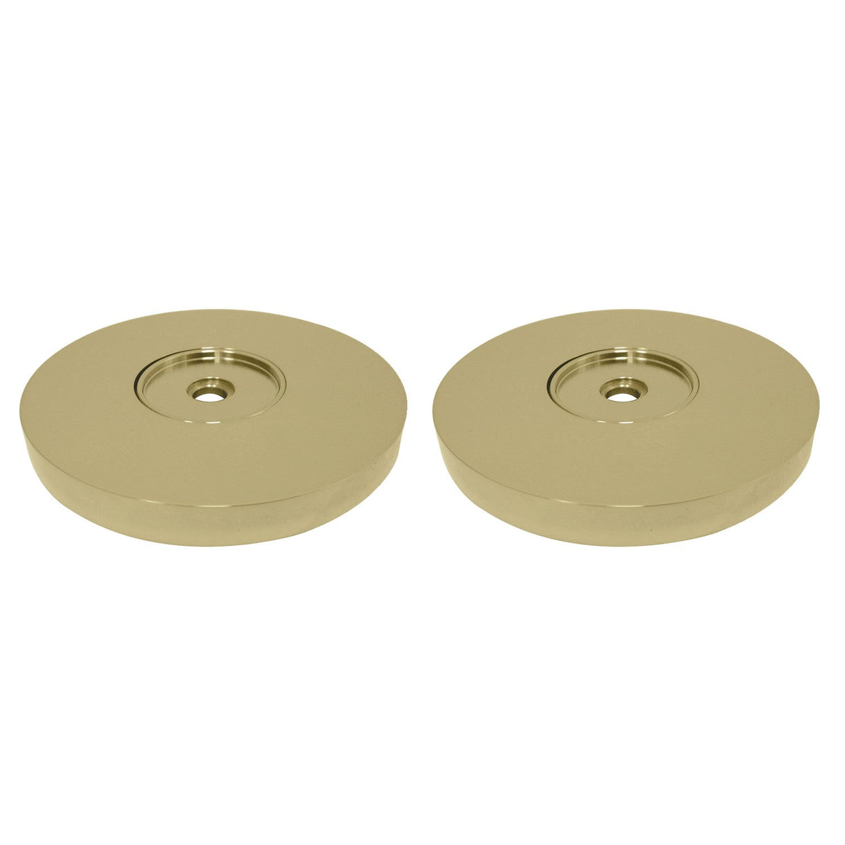 Silver Sage GLDRF814122 1-1/4 Inch O.D Grab Bar Flange, Polished Brass