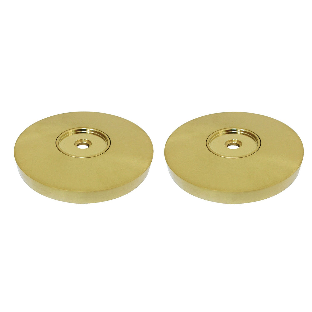 Silver Sage GLDRF814127 1-1/4 Inch O.D Grab Bar Flange, Brushed Brass