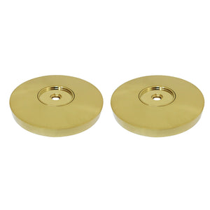 Silver Sage GLDRF814127 1-1/4 Inch O.D Grab Bar Flange, Brushed Brass