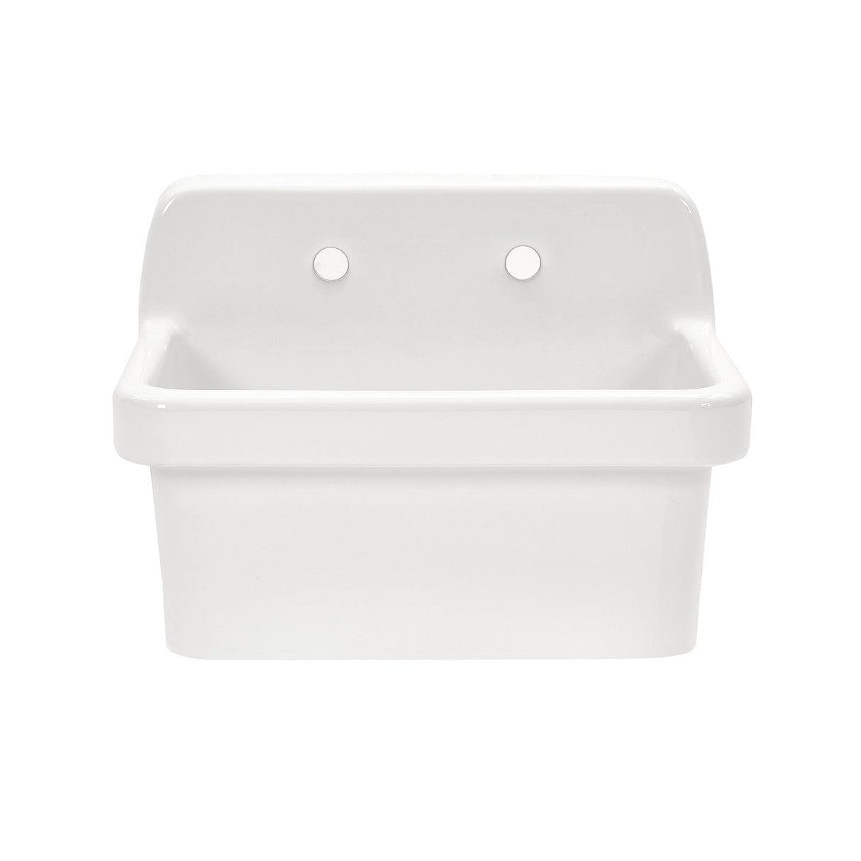 Doriteal GPKWS241917 24-Inch Ceramic Wall Mount Utility Sink, Glossy White