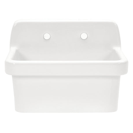 Doriteal GPKWS241917 24-Inch Ceramic Wall Mount Utility Sink, Glossy White