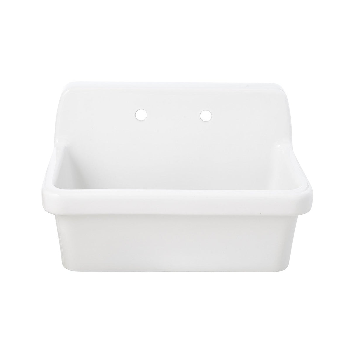 Doriteal GPKWS301918 30-Inch Ceramic Wall Mount Utility Sink, Glossy White