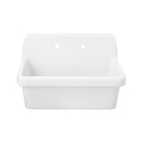 Doriteal GPKWS301918 30-Inch Ceramic Wall Mount Utility Sink, Glossy White