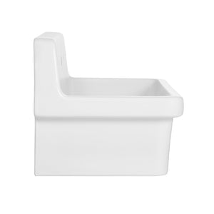 Doriteal GPKWS301918 30-Inch Ceramic Wall Mount Utility Sink, Glossy White
