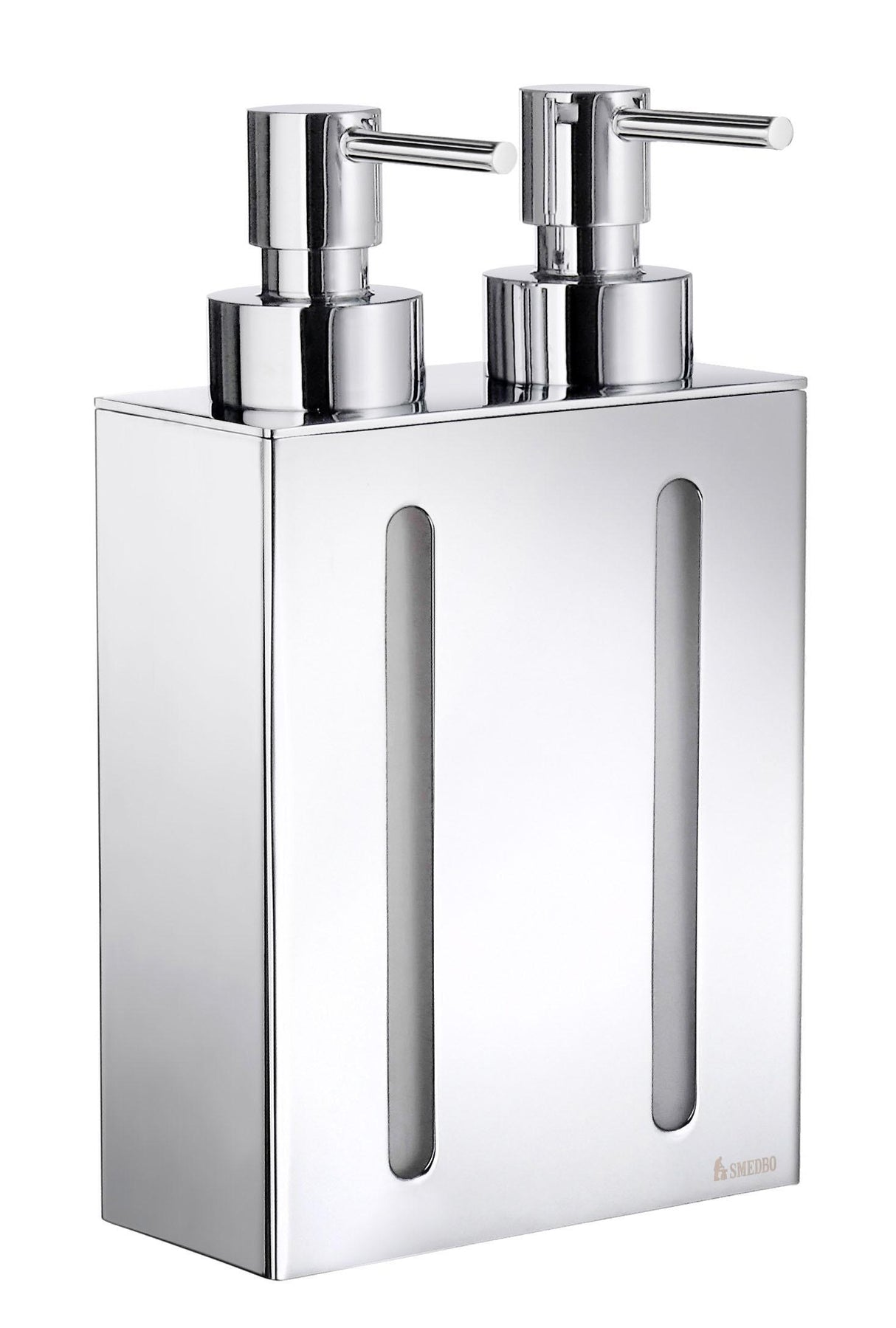Smedbo Outline Soap Dispenser 2 container in Polished Chrome