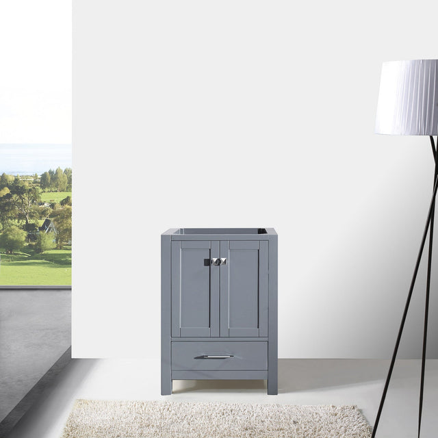 Virtu USA Caroline Avenue 24" Single Cabinet in White
