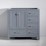 Virtu USA Caroline Avenue 36" Single Cabinet in White