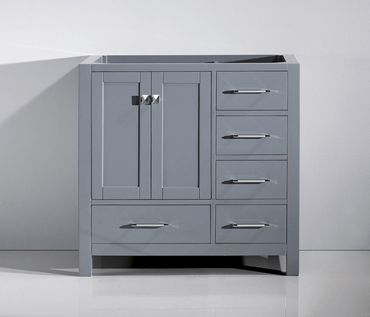 Virtu USA Caroline Avenue 36" Single Cabinet in White