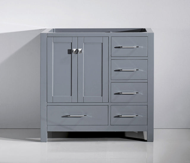 Virtu USA Caroline Avenue 36" Single Cabinet in White