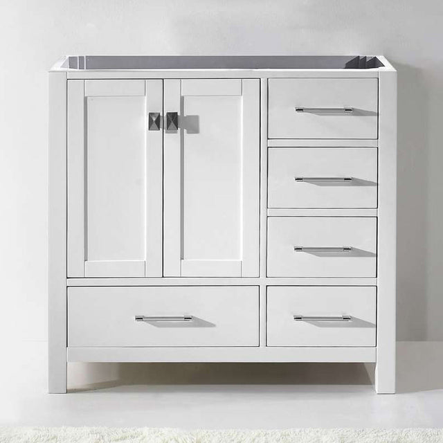 Virtu USA Caroline Avenue 36" Single Cabinet in White
