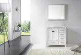 Virtu USA Caroline Avenue 36" Single Cabinet in White