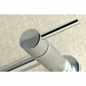 Concord GS8181DL Two-Handle 2-Hole Wall Mount Pull-Down Sprayer Kitchen Faucet, Polished Chrome