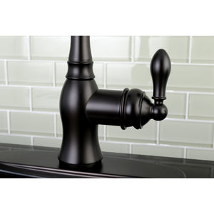 American Classic GSY7705ACLSP Single-Handle 2-or-4 Hole Deck Mount Kitchen Faucet with Brass Sprayer, Oil Rubbed Bronze