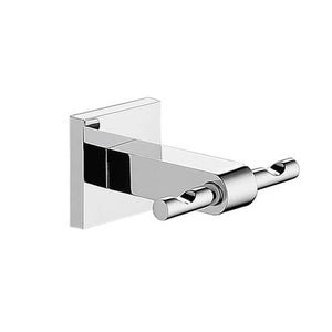 Double Hook, Wall Mounted, Chromed, Double, Robe or Towel