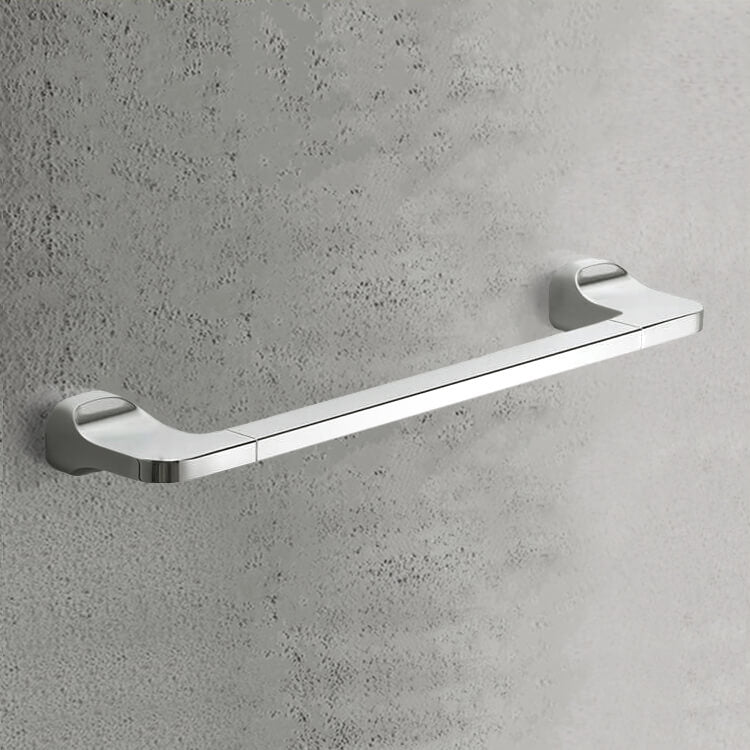 Towel Bar, 14 Inch, Modern, Chrome