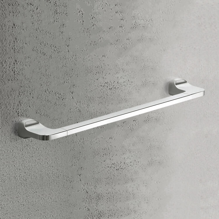 Towel Bar, 18 Inch, Modern, Chrome