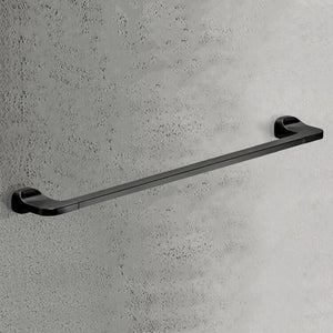 Towel Bar, 24 Inch, Modern, Matte Black