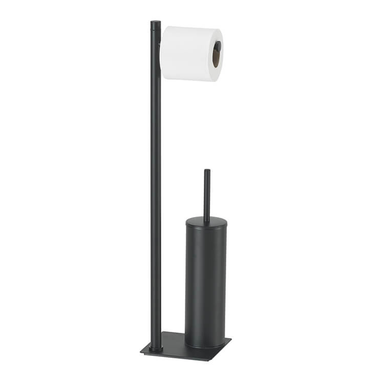 Matte Black Floor Standing Bathroom Butler