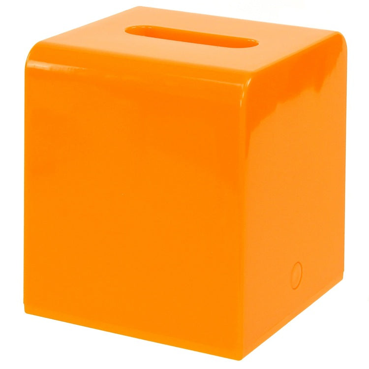 Square Orange Tissue Box Cover of Thermoplastic Resins