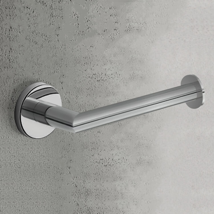 Toilet Paper Holder, Modern, Chrome