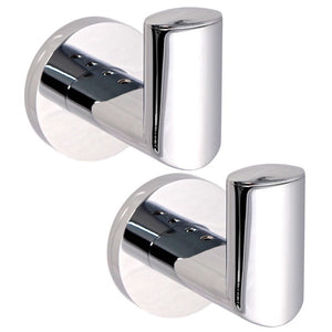 Pair Of Polished Chrome Hook(s)