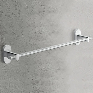 Towel Rail, 18 Inch, Polished Chrome, Rounded