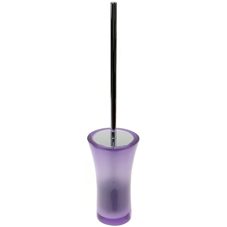 Toilet Brush Holder, Free Standing, Purple, Made From Thermoplastic Resins