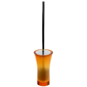 Toilet Brush Holder, Free Standing, Orange, Made From Thermoplastic Resins
