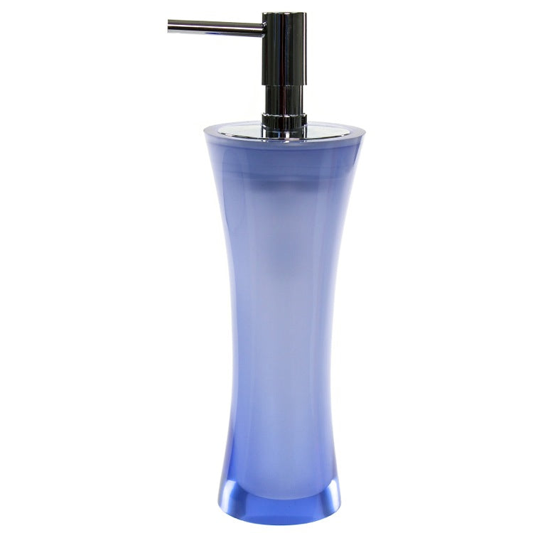 Soap Dispenser, Free Standing, Made From Thermoplastic Resins in Blue Finish