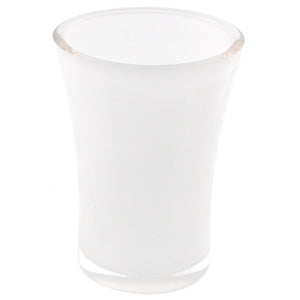 Round Toothbrush Holder Made From Thermoplastic Resins in Transparent Finish