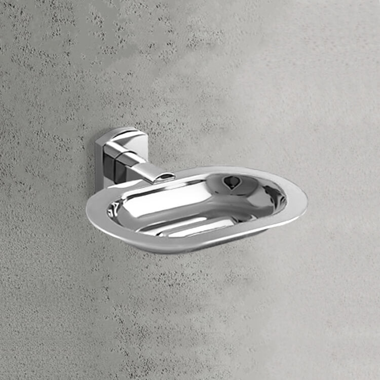 Wall Mounted Polished Chrome Soap Dish