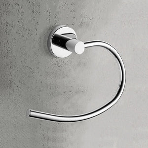 Chromed Steel Towel Ring