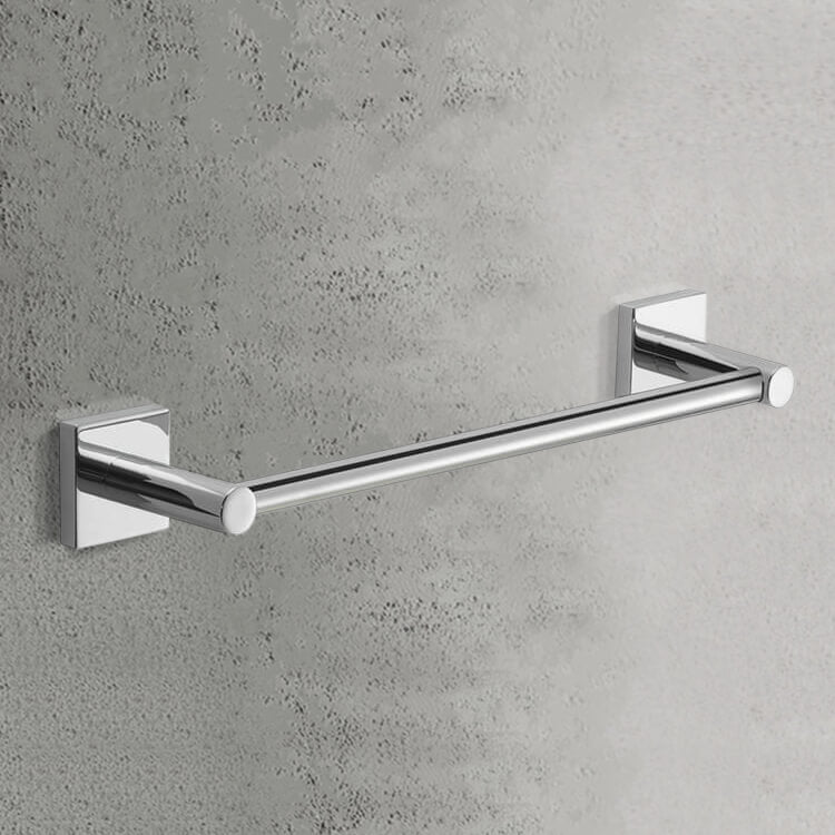 Towel Bar, Modern, Chrome