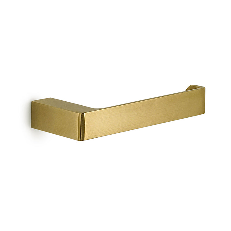 Toilet Paper Holder, Modern, Matte Gold