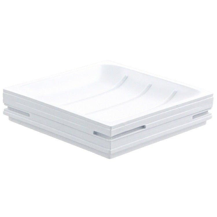 White Free Standing Soap Dish