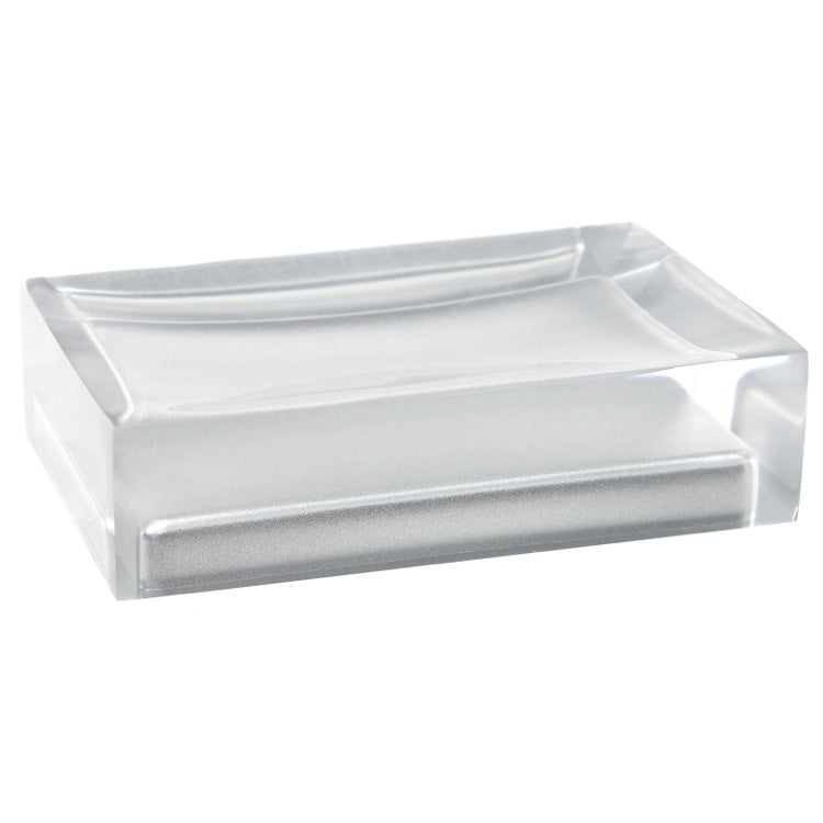 Decorative Silver Finish Soap Holder